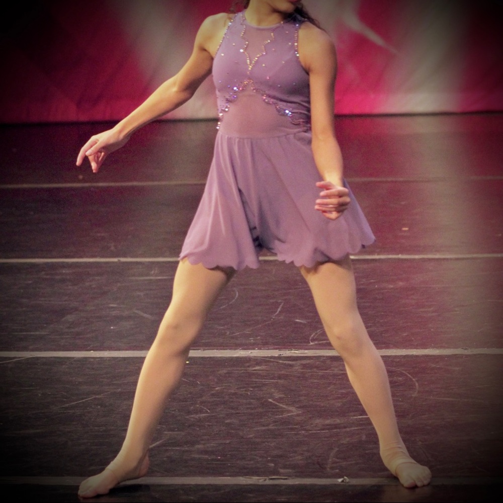 Dance Costume - Weissman Balera SCALLOP HEM DRESS